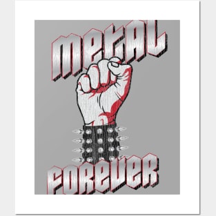 Malochico Heavy Metal Horns - Metal Forever Posters and Art